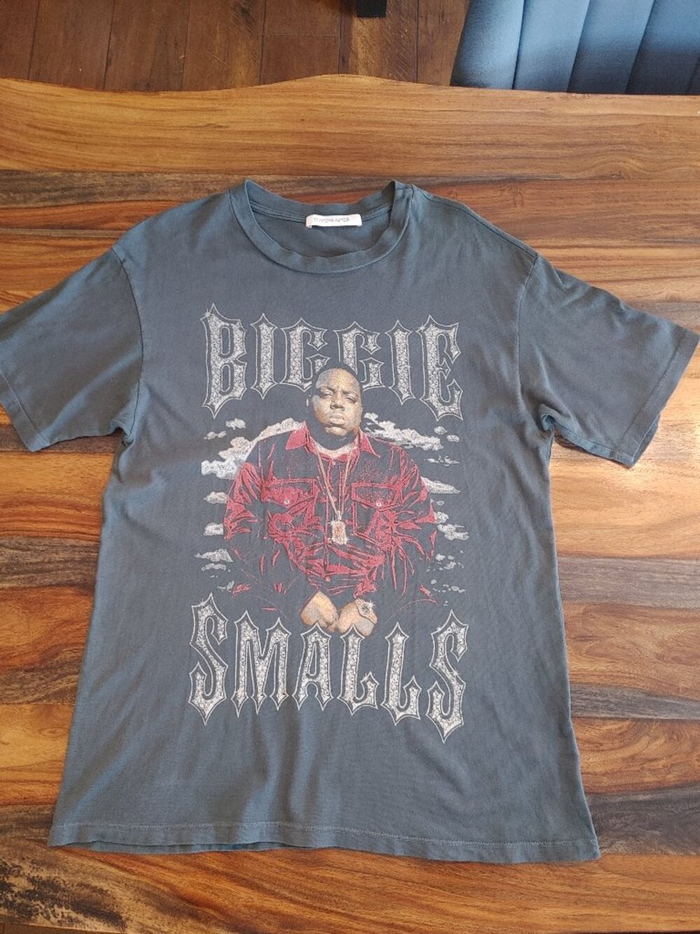 Daydreamer Notorious B.I.G. Biggie Smalls Graphic Tee Vintage Black - Size Med